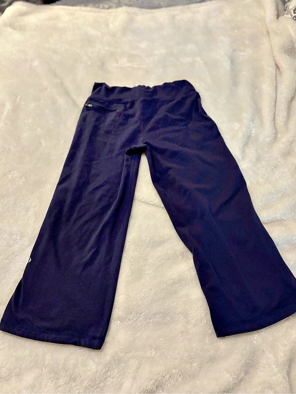 lululemon Groove Crop Black Flare Athletic Pants